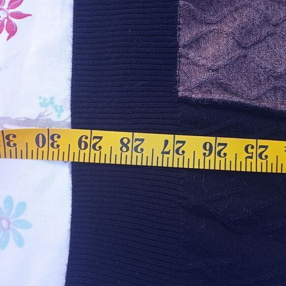 Pronto Uomo L Wool Blend Lngslvs Knitted Geometric Crewneck Men's Top Sweater - Picture 9 of 10